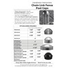 Black Powder Coated Pressed Steel 3-1/2" Chain Link Fence Post