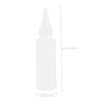 FOMIYES 2sets Oil Bottle Dispenser 50ml Squeeze Bottles for Hair