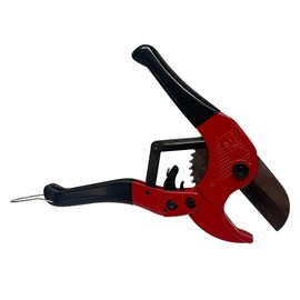 Prolinemax Ratchet-Type Pipe and PVC Cutter, One-Hand Fast Pipe Cutting Tool, for Cutting 1-5/8"