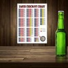 Darts Checkout Chart Theme Retro style metal tin sign/plaque (5220