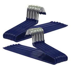 20 ribens coated non-slip trouser hangers (navy) / 리벤스  코팅 논슬립 바지걸이 20개 (네이비)