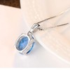 Bellitia Jewelry Pendant 2.63 ct Four Prong Cute Sky Blue