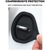 4 Pcs Car Silicone Door Latch Protective Covers, Universal Fit,