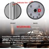 Walmine W10594481 Stove Burner Control Knobs Replacement for Whirlpool, Replaces