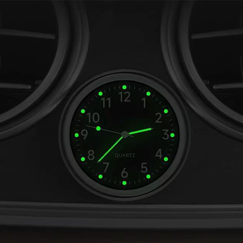 Cluoling Car Clock, 2 Pack Dash Car Watch, Luminous Watch,