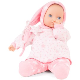Götz 1791122 Baby Pure Sternenhimmel Puppe - 33 cm große Erstlingspuppe ohne Haare, Blaue Augen - waschbare Babypuppe - ab 0 Monaten Jahren
