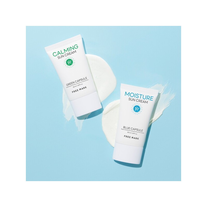 Jaminkyung 자민경 프리마크 그린 캡슐 카밍 선크림 50ml (SPF50+ PA++++)