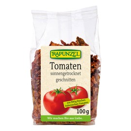 Rapunzel Dried Tomatoes, Cut into Cubes, Pack of 1 (1 x 100 g) - Organic