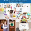 100 Pcs 12" x 18" Poster Board White Poster Board