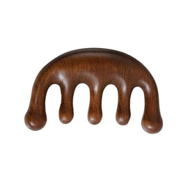 Scalp Massage Wooden Comb,Natural Wooden Massage Comb, Wooden Massage Comb with Wide Tooth, Face Lift Tools for Gua Sha Head Massage Facial Meridian by Acrylic