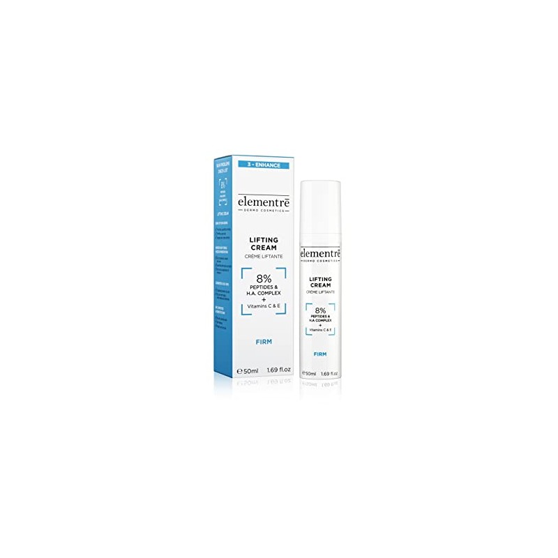 Elementre 8% Peptides & Hyaluronic Acid Lifting Cream 50 ml