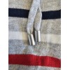 Charter Club Women's Size Small Charter Club Striped Hooded Sweater