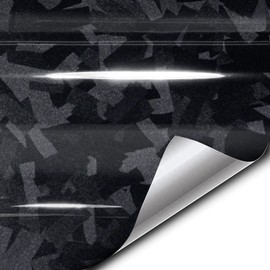 VViViD+ Forged Composite Carbon Vinyl Wrap Roll (3ft x 5ft, Gloss Black)