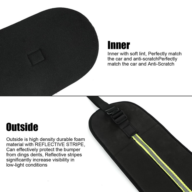 Rear Bumper Guards for Cars, Car Bumper Protector with Long