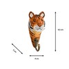 3 Wall Hooks/Coat Hooks, Made of Wood, Forest Animals: Deer,