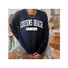 VisionSwipe Cousins Beach North Carolina Crewneck Sweatshirt - TSITP Sweater