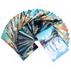 HCHES 50 Sheets Landscapes Postcards Set Travel Poster Artistic Assorted