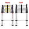 10.5 Feet Aluminum Telescoping Telescopic Extension Ladder 330 Pound Capacity,