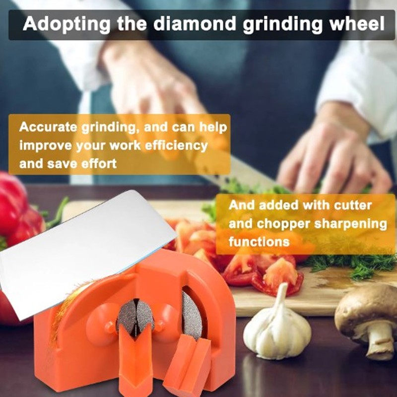 Drill Bit Grinding Sharpener Plastic Orange Effcient Versatile Electric Drill