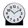 Acctim Micah Alarm Clock, Analogue Display, Non-Ticking, Blue LED Backlight,