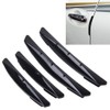 4 x Car Black Rubber Door Edge Protector Door Edge