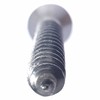 #12 x 1" Flat Head Sheet Metal Screws, Square Drive,