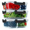 1 & 2 & 3 Compartment Glass Meal Prep Containers