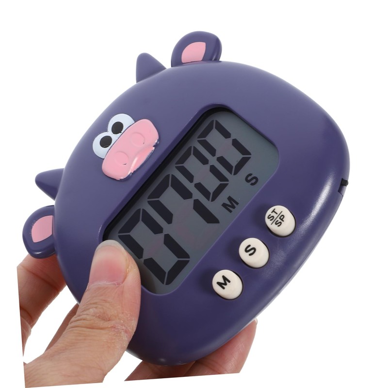 SHOWERORO Cartoon Ox Electric Baking Timer Kitchen Countdown Timer Loud