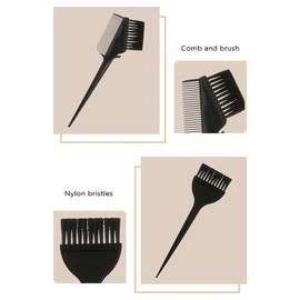 Mingzhe 5PCS Hair Dye Color Brush and Bowl Set Ear Caps Dye Mixer Hair Tint Dying Coloring Applicator