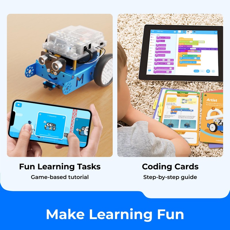 Makeblock mBot Robot Kit, Robotics for Kids Ages 8-12 Learn