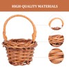 DOITOOL 30 Pack Mini Woven Baskets Candy Decorations Mini Baskets