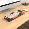 Fogruaden RGB Wired 75% Percent Mechanical Keyboard with Red Switch