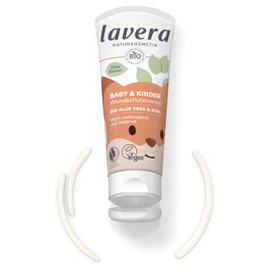 lavera Baby & Children's Wound Protection Cream - Nappy Cream - Protects & Soothes - Against Wounds - No Fragrances & Preservatives - Vegan - Natural Cosmetics - 75 ml