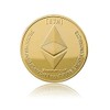 Cryptocurrency Collectable Crypto Physical Gold Metal Coins (Ethereum ETH)