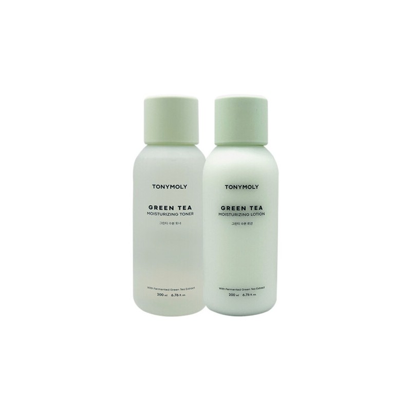 Tony Moly Green Tea Hydration Skin + Lotion Single Set