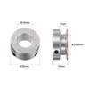 sourcing map Single Groove Pulley 16 mm Fixed Bore 30