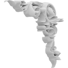 Ekena Millwork APLC065X065HURUF-L Applique White