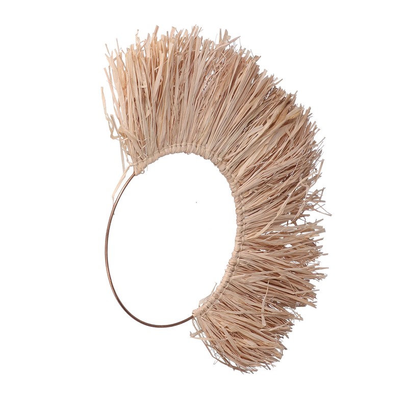 Raffia Wall Decoration Entrance Living Room Dining Room Sofa Background
