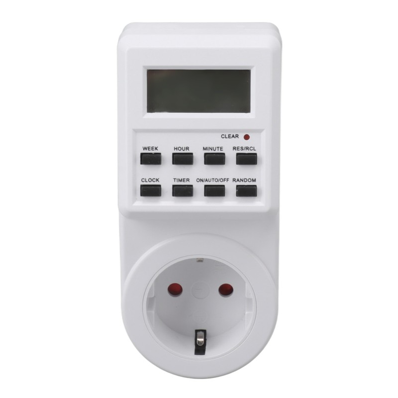 Indoor Mini Outlet Timer Digital Countdown Timer Outlet Indoor Timed