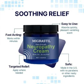 Crema Para Aliviar La Neuropatía Basic Vigor Migrastil Extra