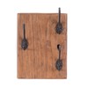 DESIGN DELIGHTS Wall Coat Rack Board II | Mahogany &