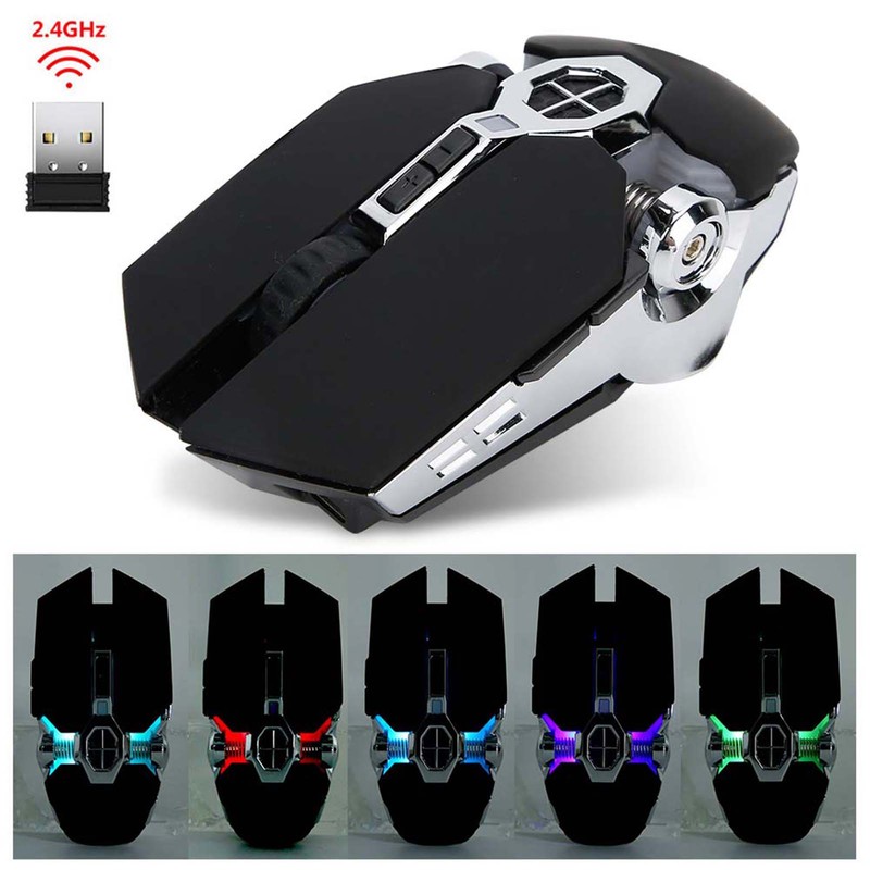 X13 Wireless Rechargeable Gaming Mouse Mute Water Cooled Luminous Mechanical