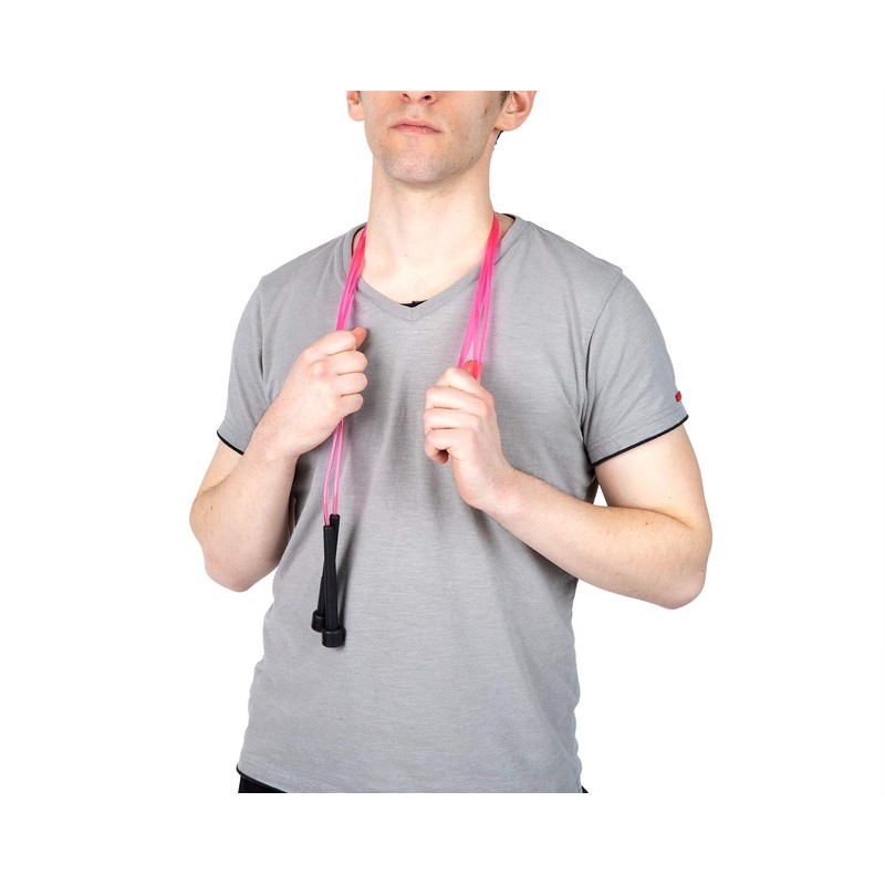 Mind Reader Adjustable Jump Rope and 4.75" Handle, (Pack of