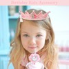 CUBACO Birthday Crown Headband Birthday Girl Crown and Sash, Birthday
