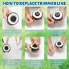 VBSYBO 3 Pack FSA 57 Trimmer Head C 3-2 Compatible