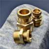 Brass Drain Valve, 1/4" Male Threaded Water Drain Valve Air