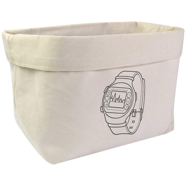 Large 'Smart Watch Monitor' Canvas Organiser/Storage Bag (OR00030324)