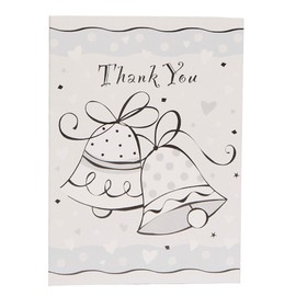 Wedding Bells Thank You Note Cards, 8ct
