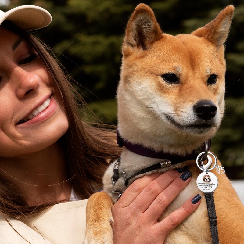 NATSUNO Shih Tzu Gifts,Shih Tzu Keychain,Shih Tzu Gifts for Women