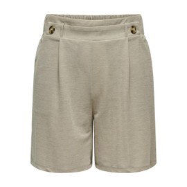 JdY Women's Jdybirdie Geggo JRS Noos Shorts, Chateau Grey/Detail: melange